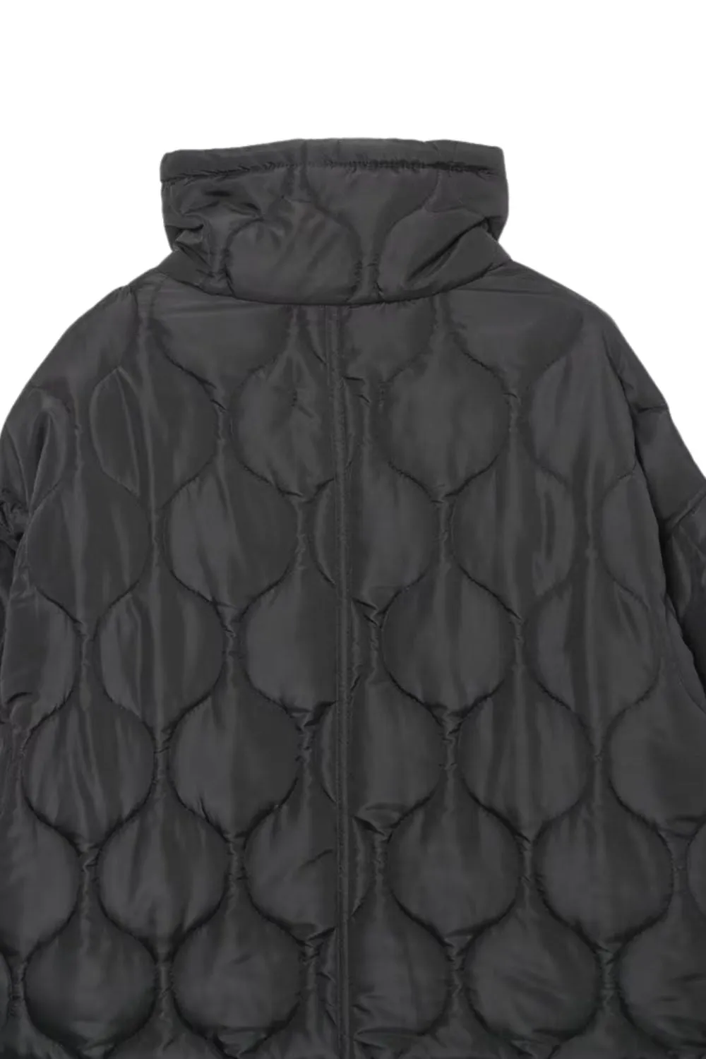 ‘ Carson’ Cotton Quilted Jacket with Stand Collar