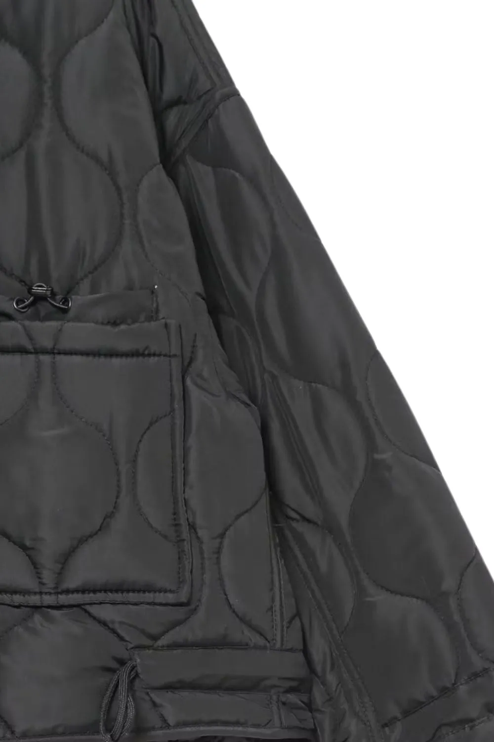 ‘ Carson’ Cotton Quilted Jacket with Stand Collar