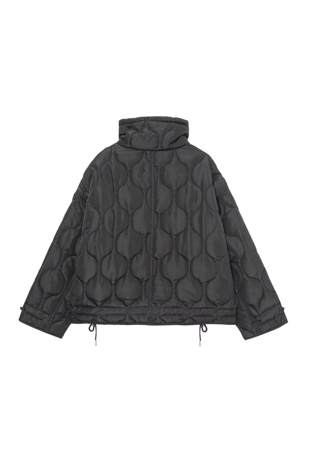 ‘ Carson’ Cotton Quilted Jacket with Stand Collar