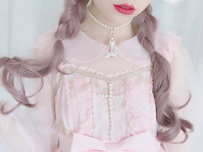 [2020 New] Yuki Hime Single Collar Pastel Babydoll Inner Blouse