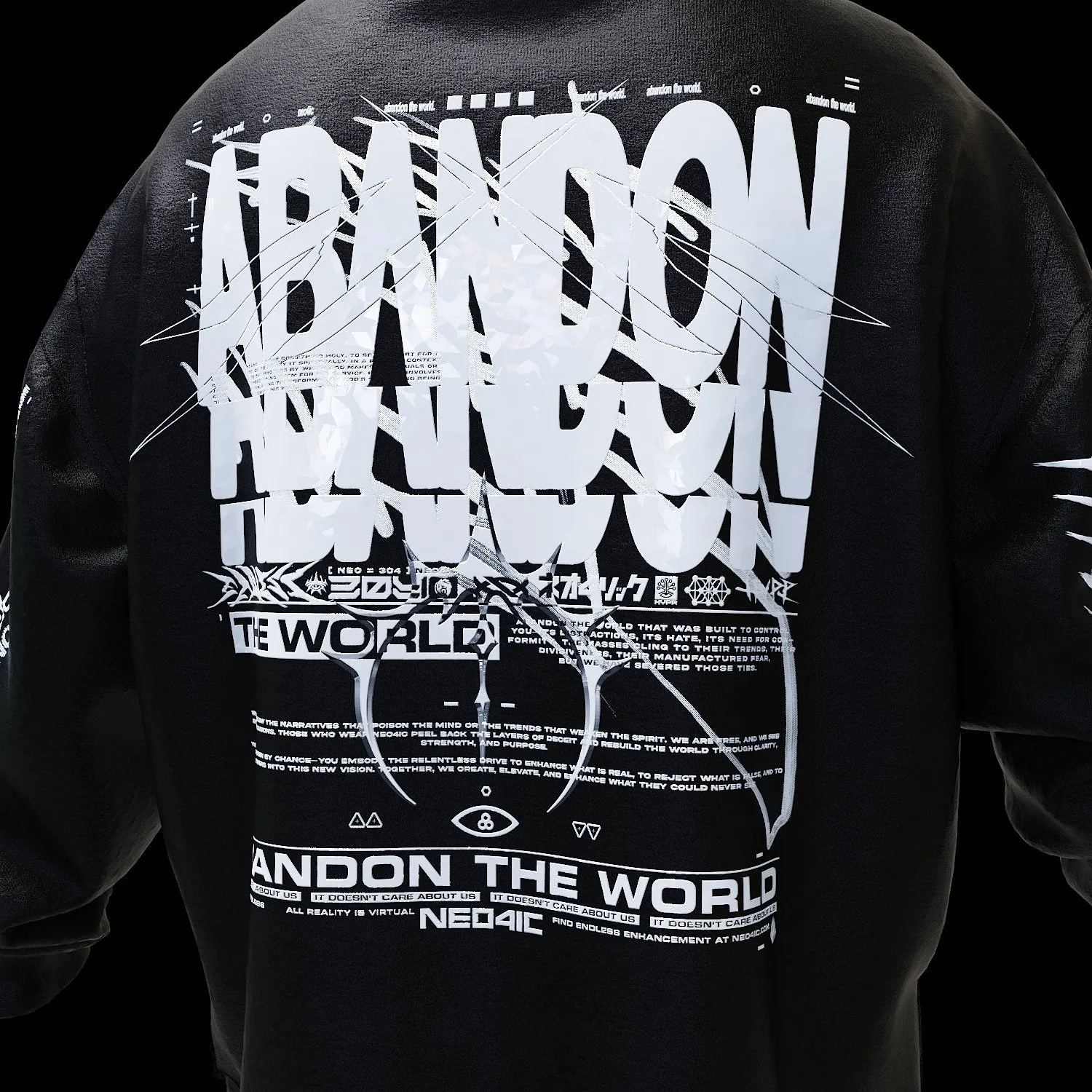 ABANDON Oversized hoodie