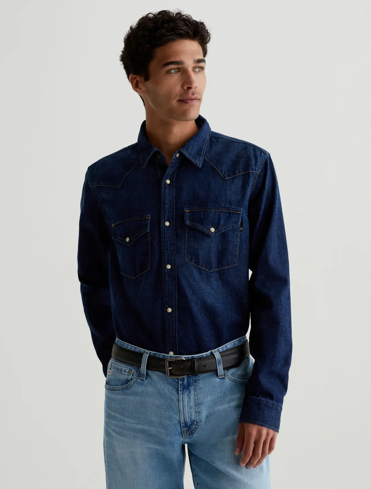 AIDEN WESTERN SHIRT IN TACTILE