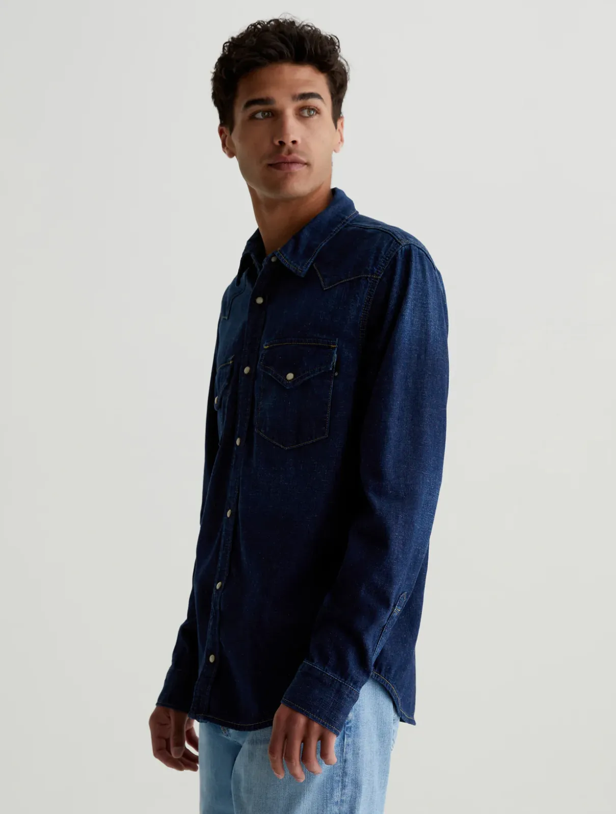 AIDEN WESTERN SHIRT IN TACTILE