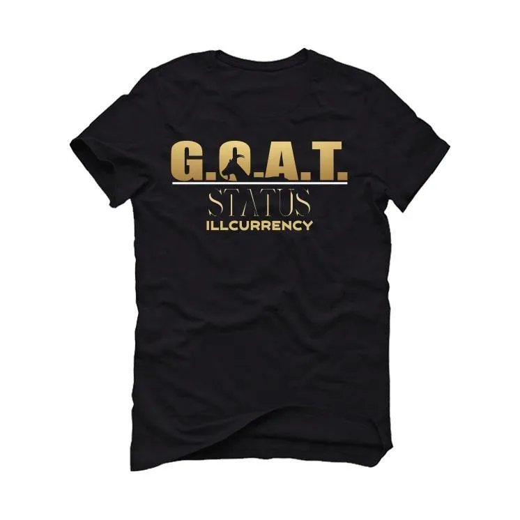 Air Jordan 1 Mid SE “Metallic Gold” 2020 Black T-Shirt (GOAT STATUS QUO)