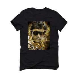 Air Jordan 1 Mid SE “Metallic Gold” 2020 Black T-Shirt (pacino)