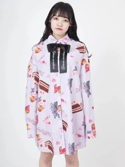 Ank Rouge lollipop kitten shirt dress