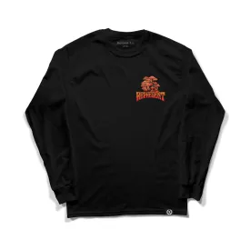 ASTRAL SPACE PROJECTION Heavyweight Long Sleeve Tee [BLACK] HALLOWEEN MMXXIV