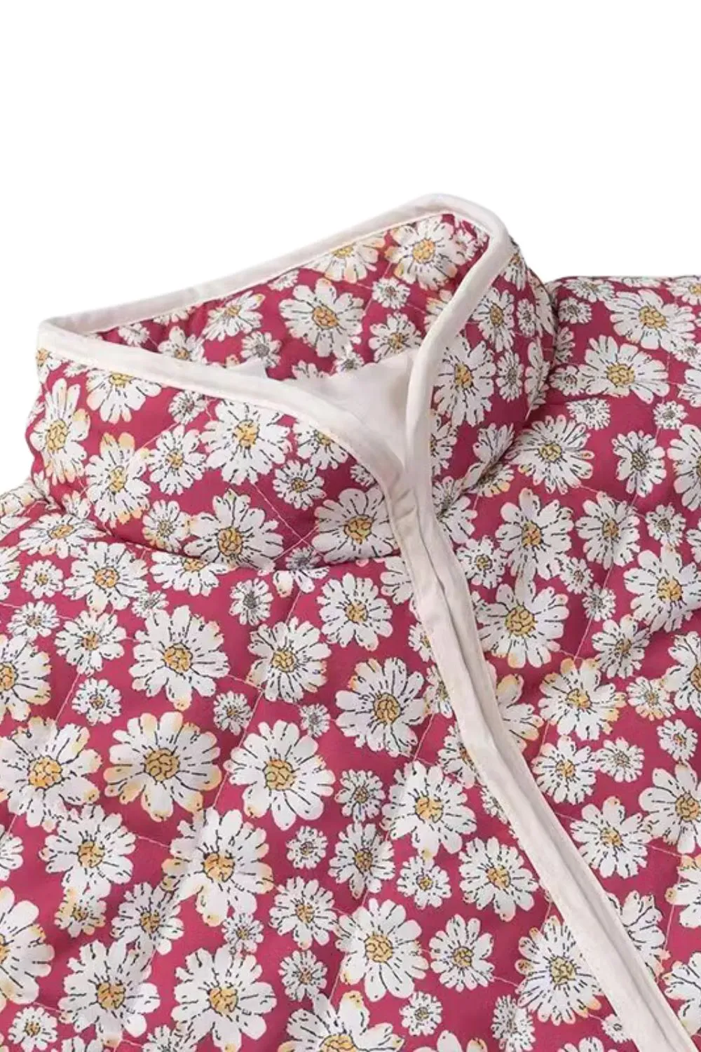 'Aubree' Chic Chrysanthemum-Printed Jacket