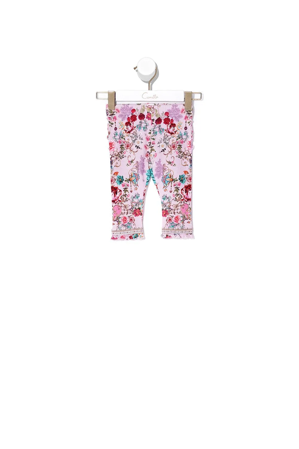 BABIES LEGGINGS WITH FRILLS BELIEVE IN LOVE