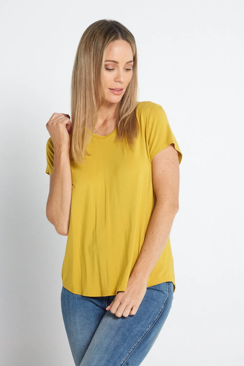 Bamboo Tee - Mustard