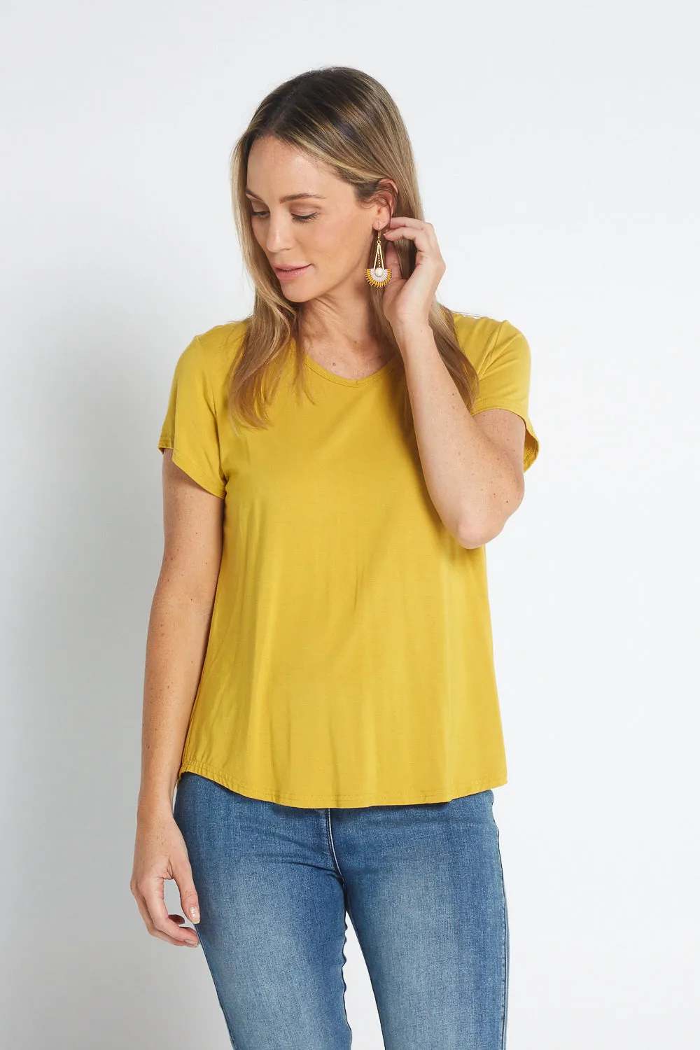 Bamboo Tee - Mustard