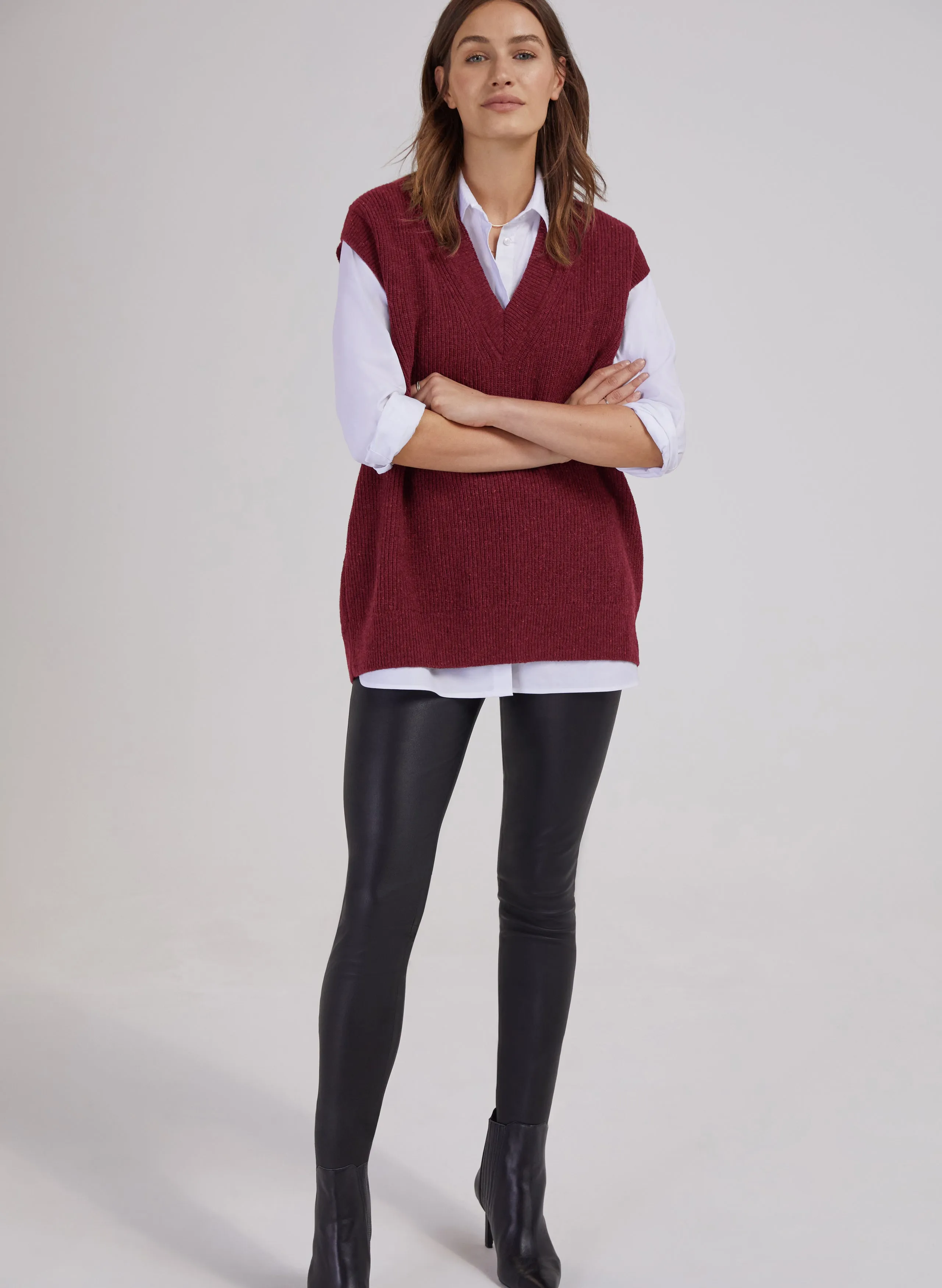 Bella Recycled Wool Knitted Vest