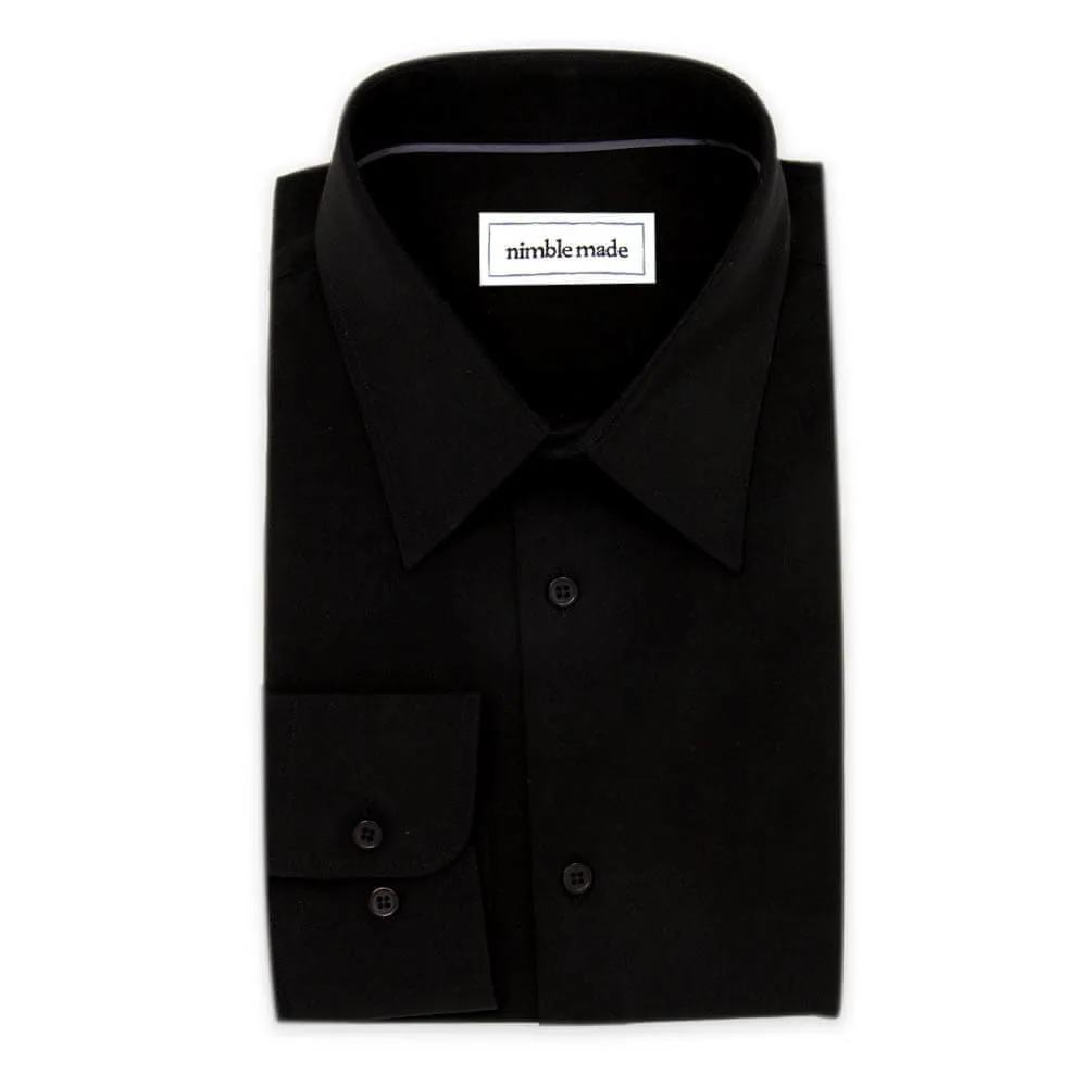 Black Non-Iron Dress Shirt | The Yin