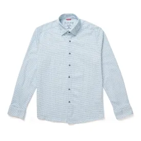 Blue Knot Geo Print Drytouch Shirt