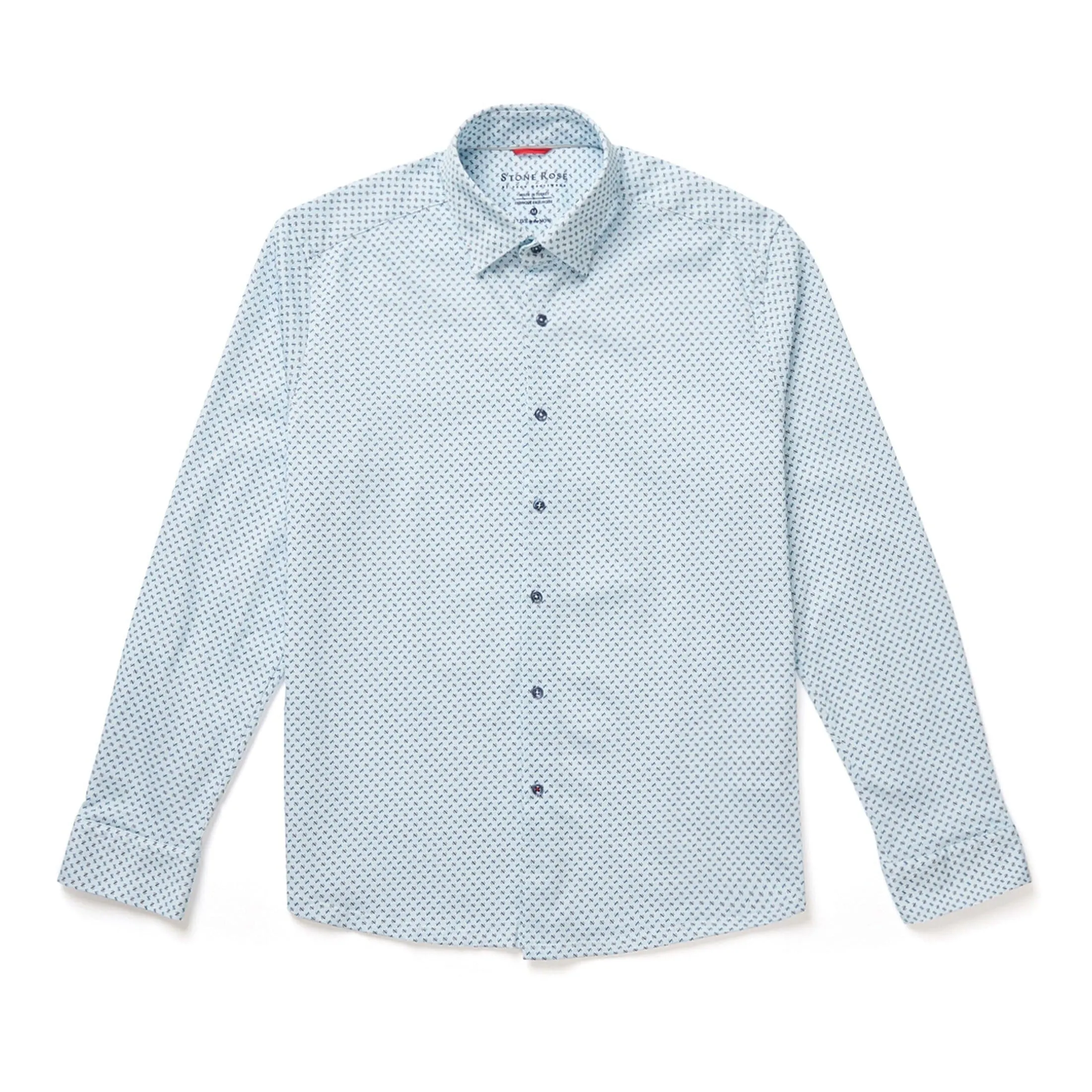 Blue Knot Geo Print Drytouch Shirt