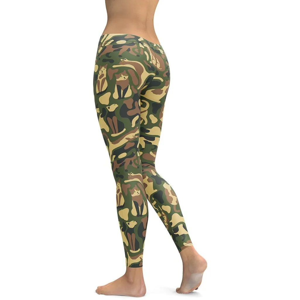 Cat Camo Leggings