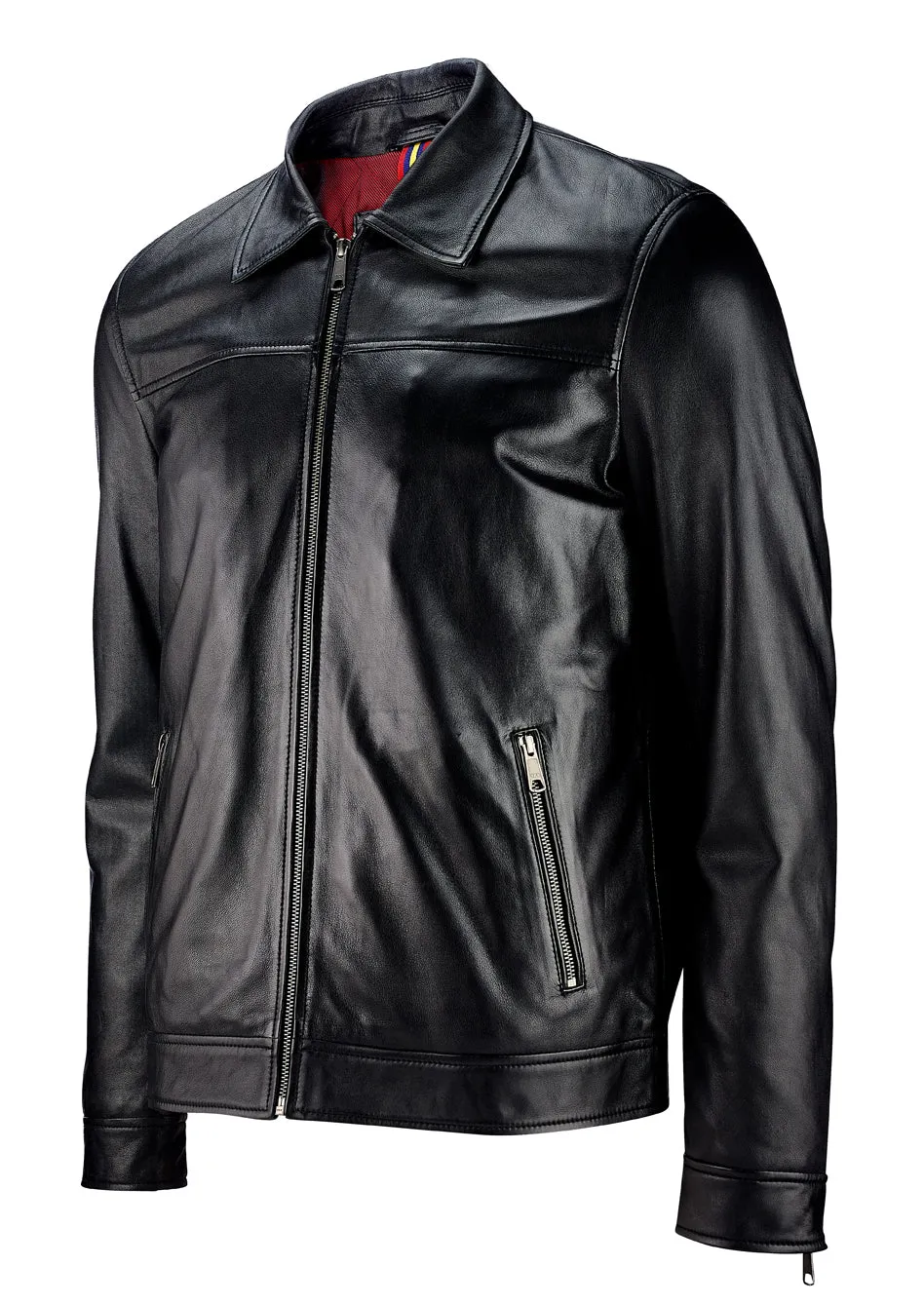 Classic Leather Jacket - Black