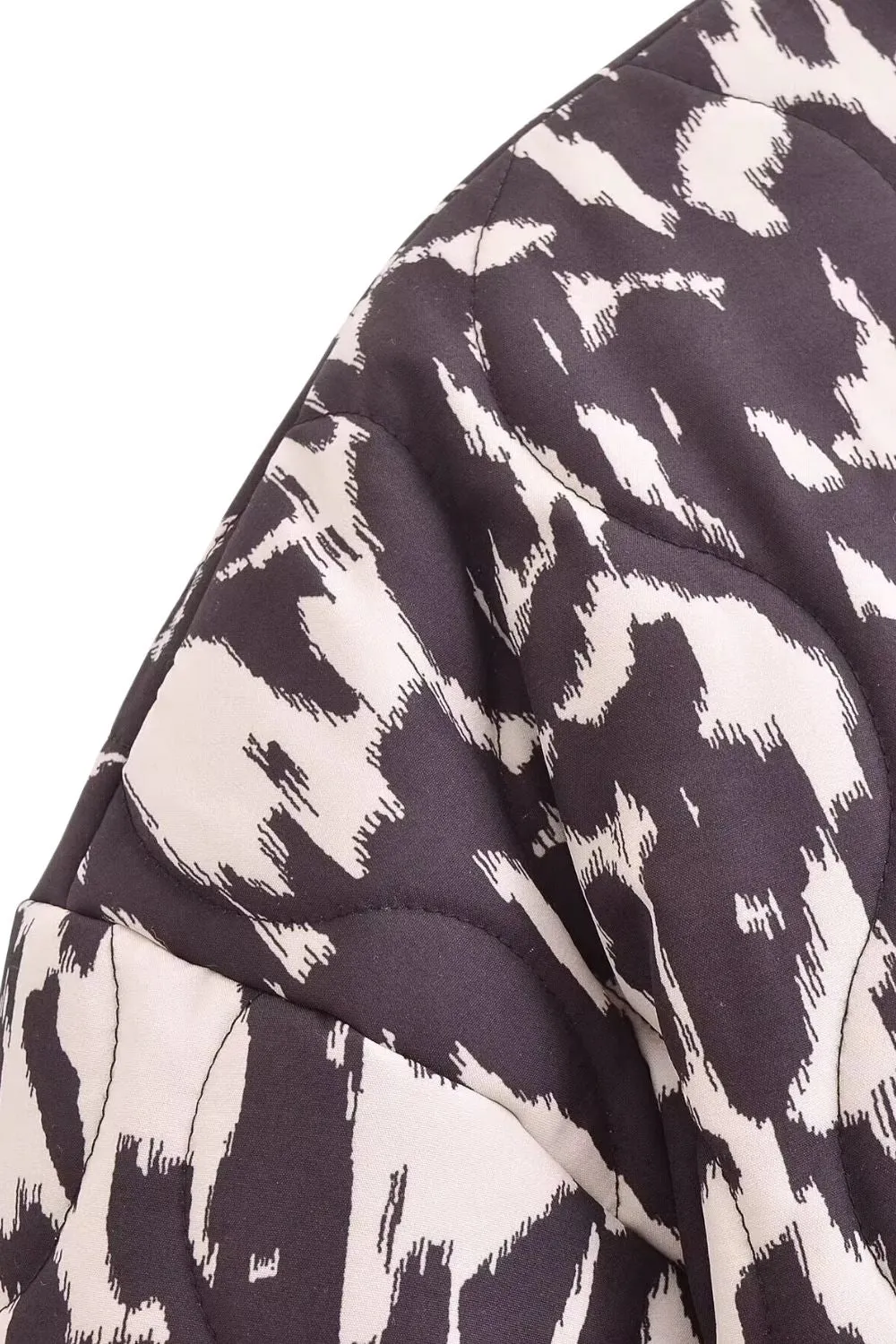 'Drew' Animal Print Patterned Jacket Coat