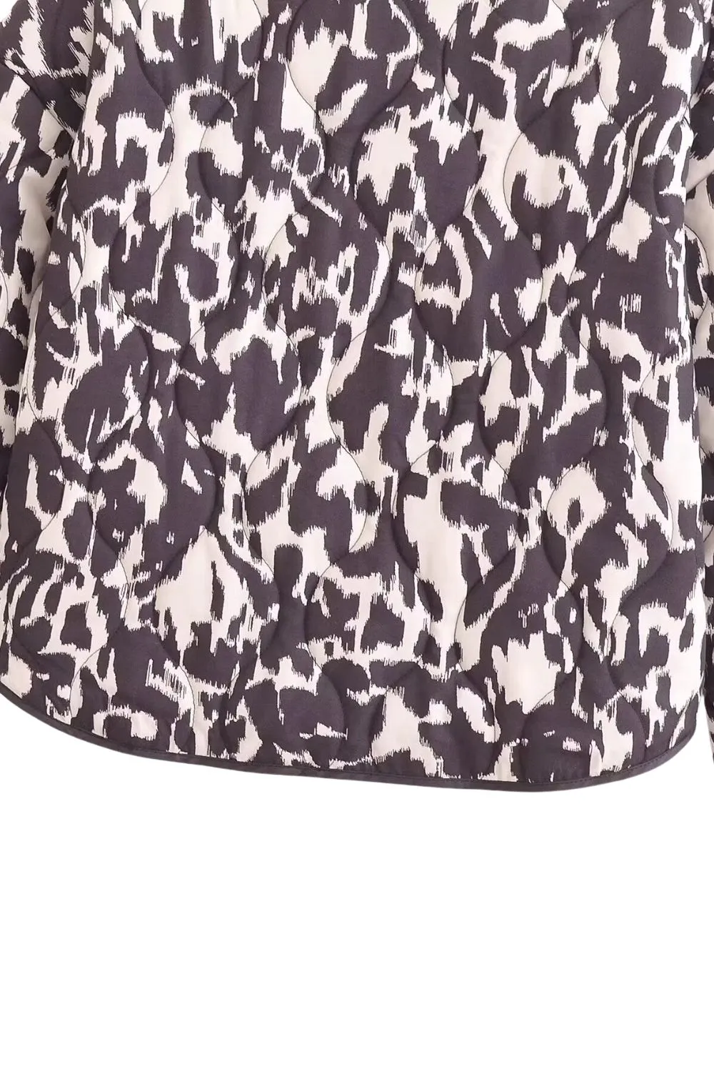 'Drew' Animal Print Patterned Jacket Coat