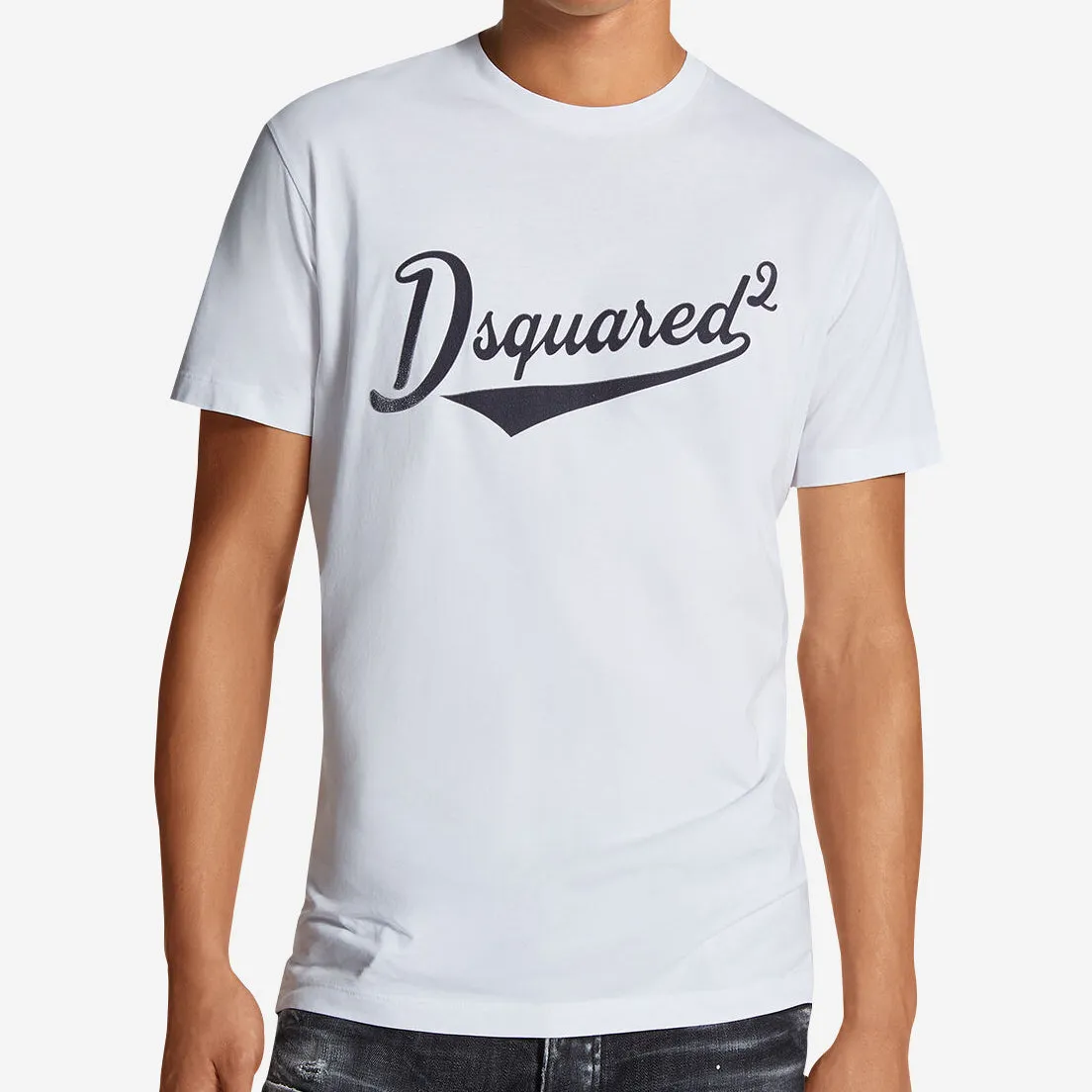 DSquared2 Cool Fit Velvet Logo T-Shirt