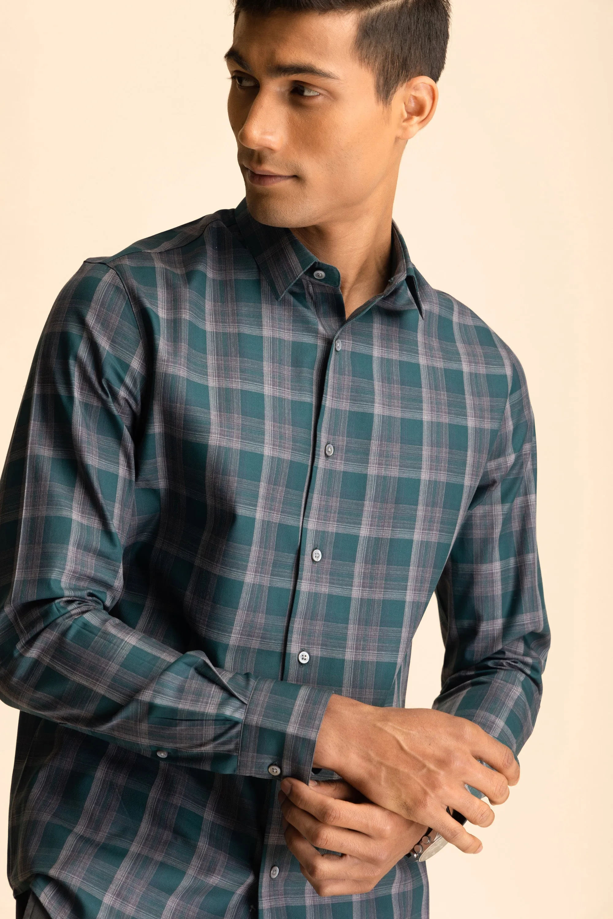 Emerald Check Shirt