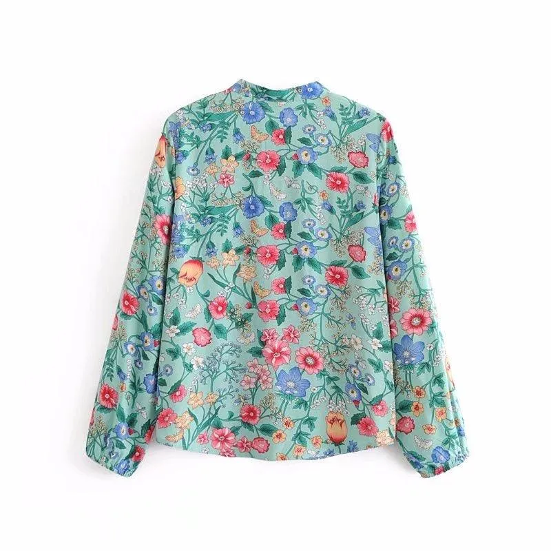 FLORAL BOHO BLOUSE