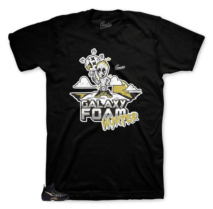 Foamposite Black Gold Foam Hunter Shirt