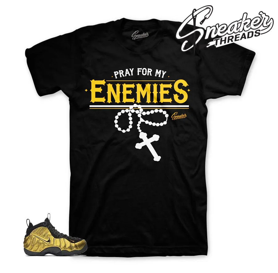 Foamposite Metallic Gold Enemies Shirt