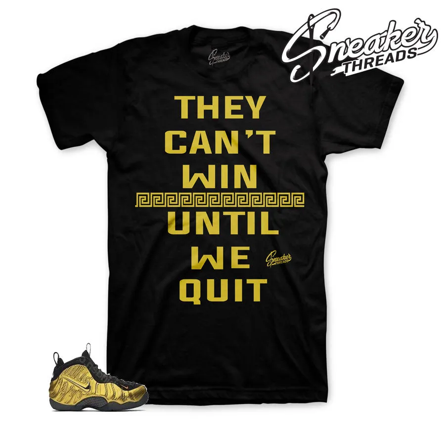 Foamposite Metallic Gold WiN Shirt