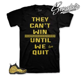 Foamposite Metallic Gold WiN Shirt