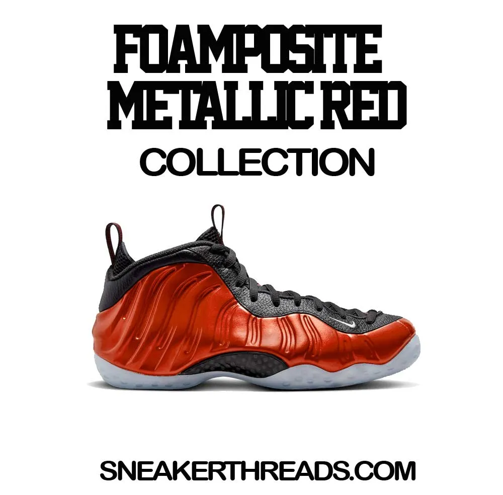 Foamposite Metallic Red Clean Pair Shirt