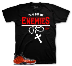 Foamposite Metallic Red Enemies Shirt