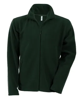 Forest Green - Falco full zip microfleece jacket