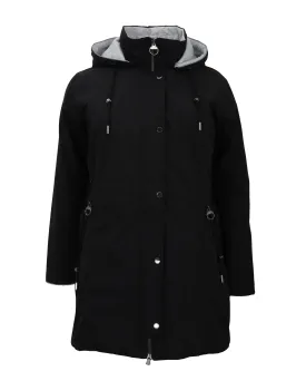 Frandsen Reversible All Weather Jacket in Black & Silver