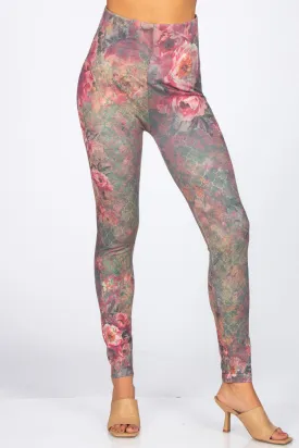 Garden Quatrefoil Printed Leggings