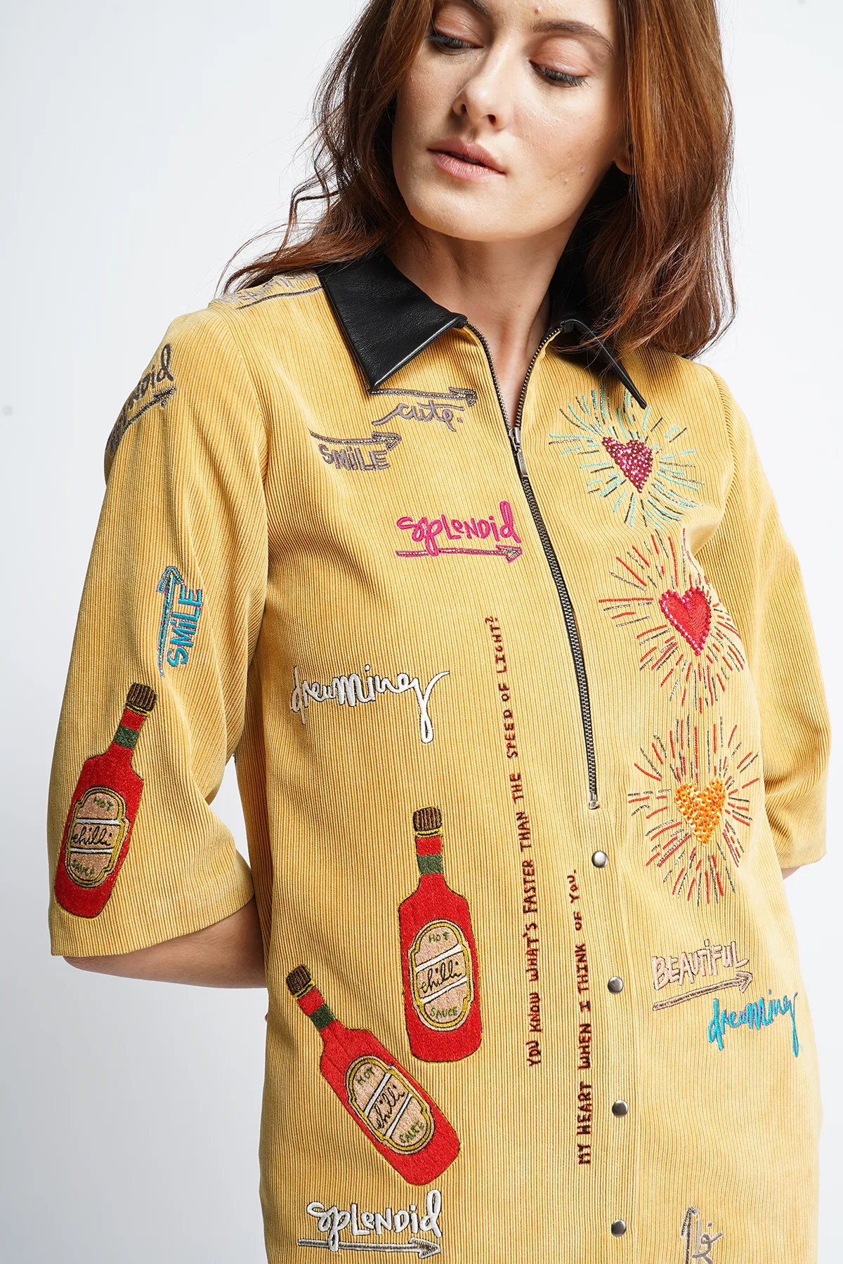 Hot Chilli Sauce Polo T-shirt Dress