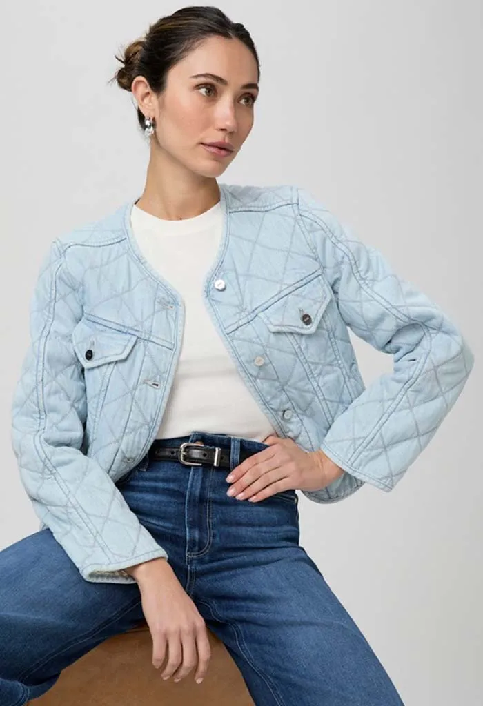 Jayla Cropped Quilted Jacket - Aella