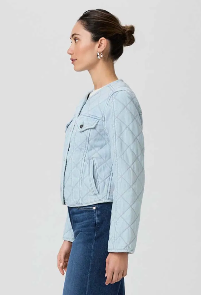 Jayla Cropped Quilted Jacket - Aella