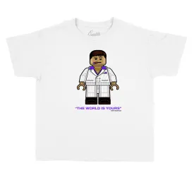 Kids - Purple Metallic 4 Tony Bic Shirt