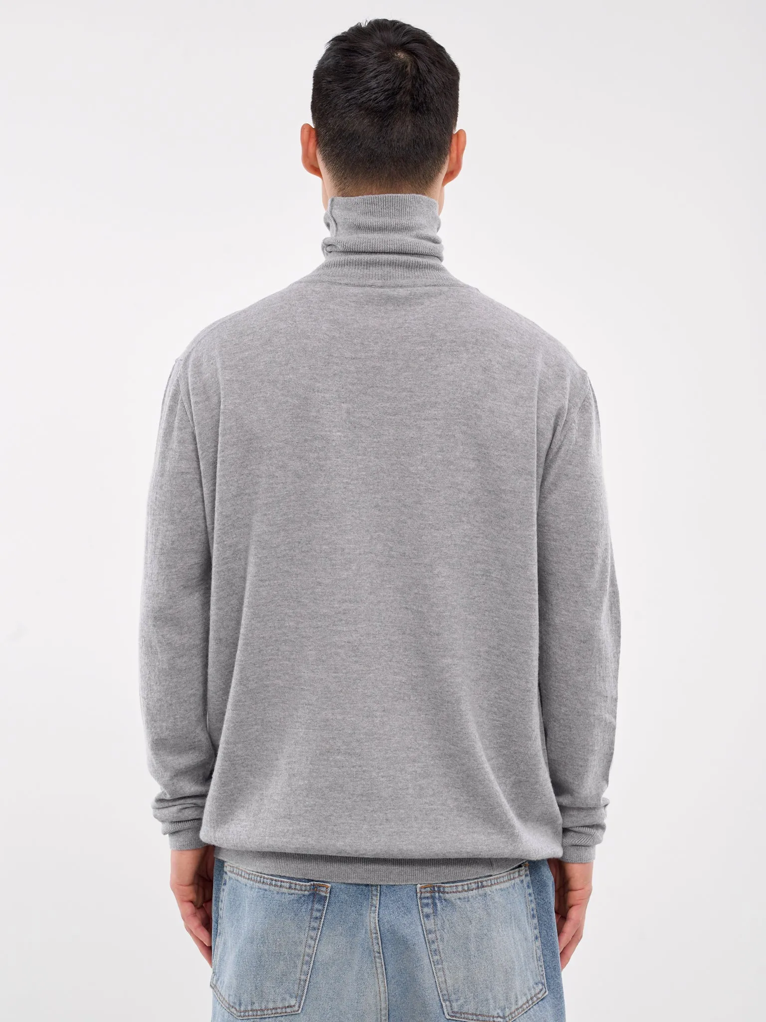 Knit Turtleneck (HMMZ75057A-HZ610-MEDIUM-GREY)