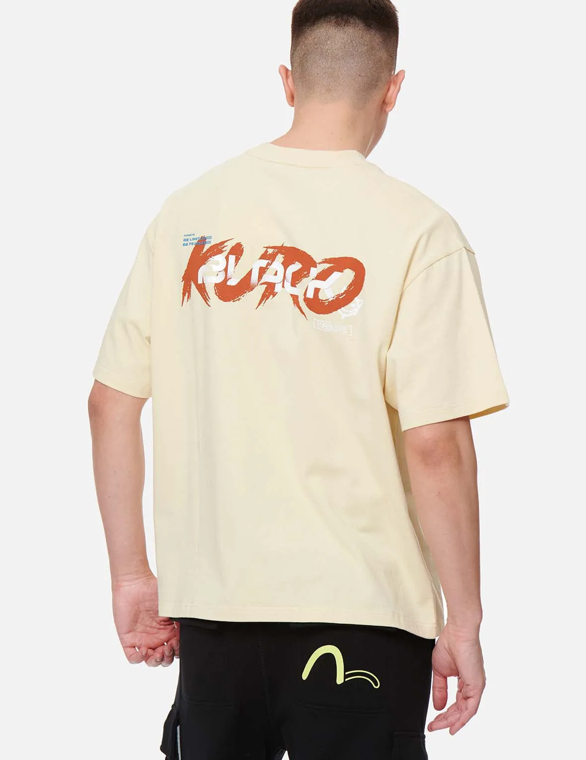 KURO BLACK Logo Print T-shirt