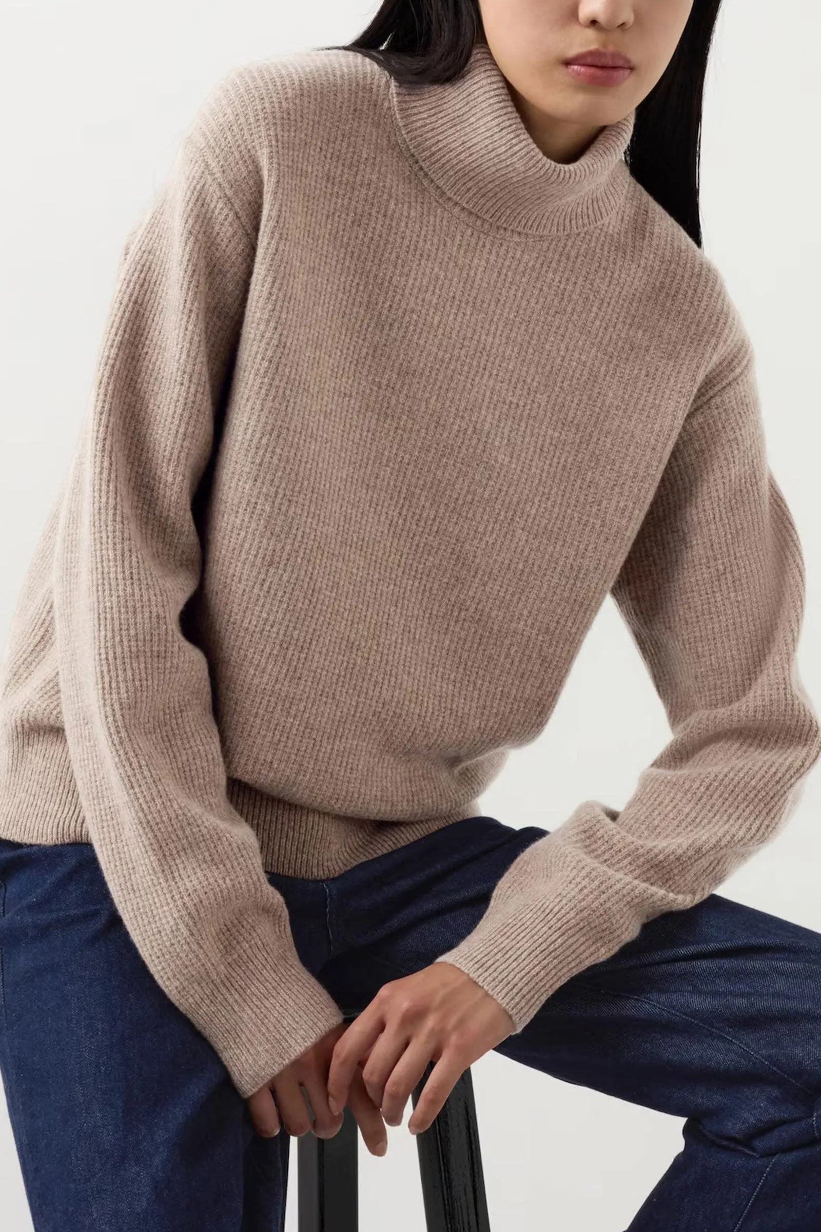 Lambswool Turtleneck Jumper