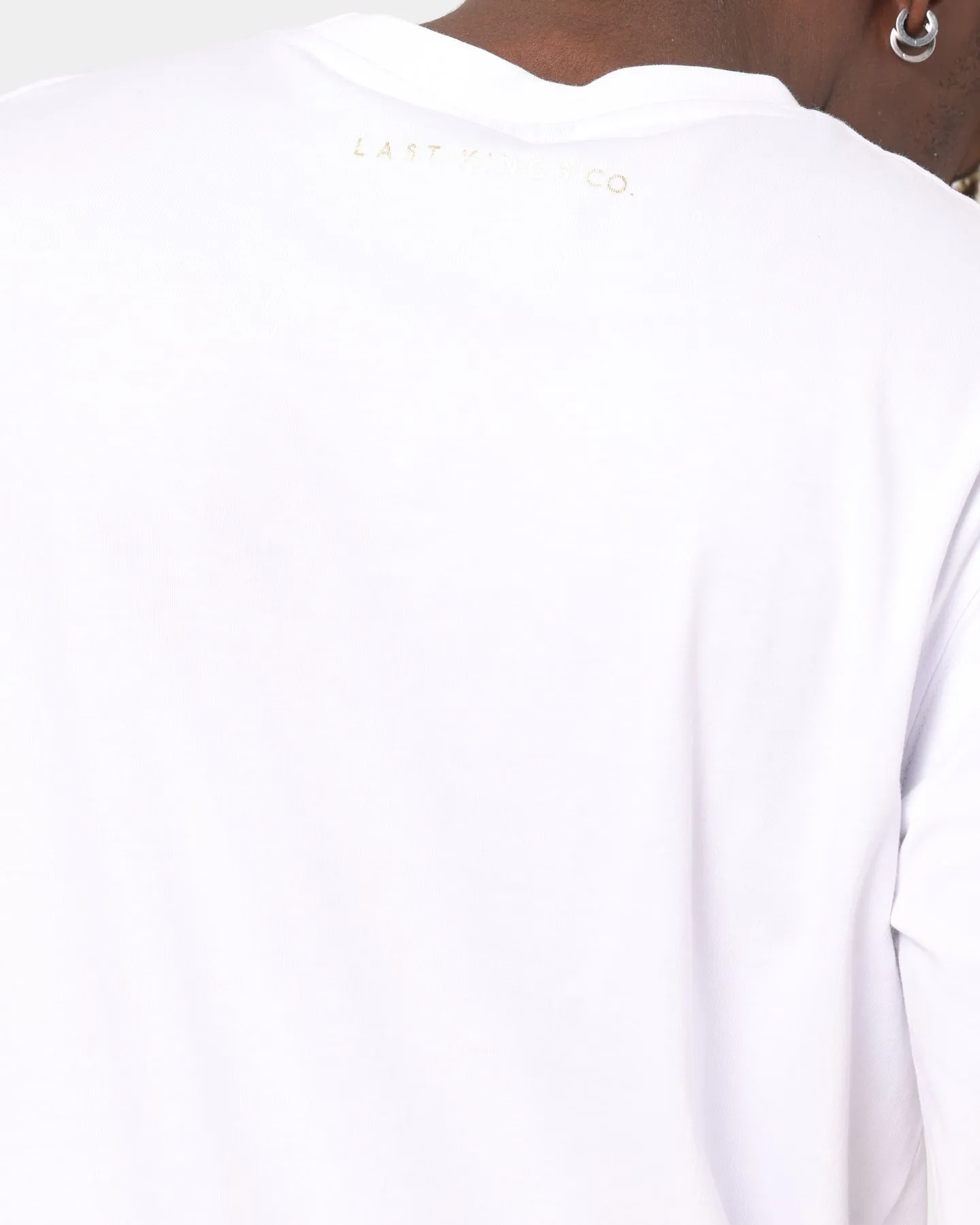 Last Kings Metallic Tut Long Sleeve T-Shirt White