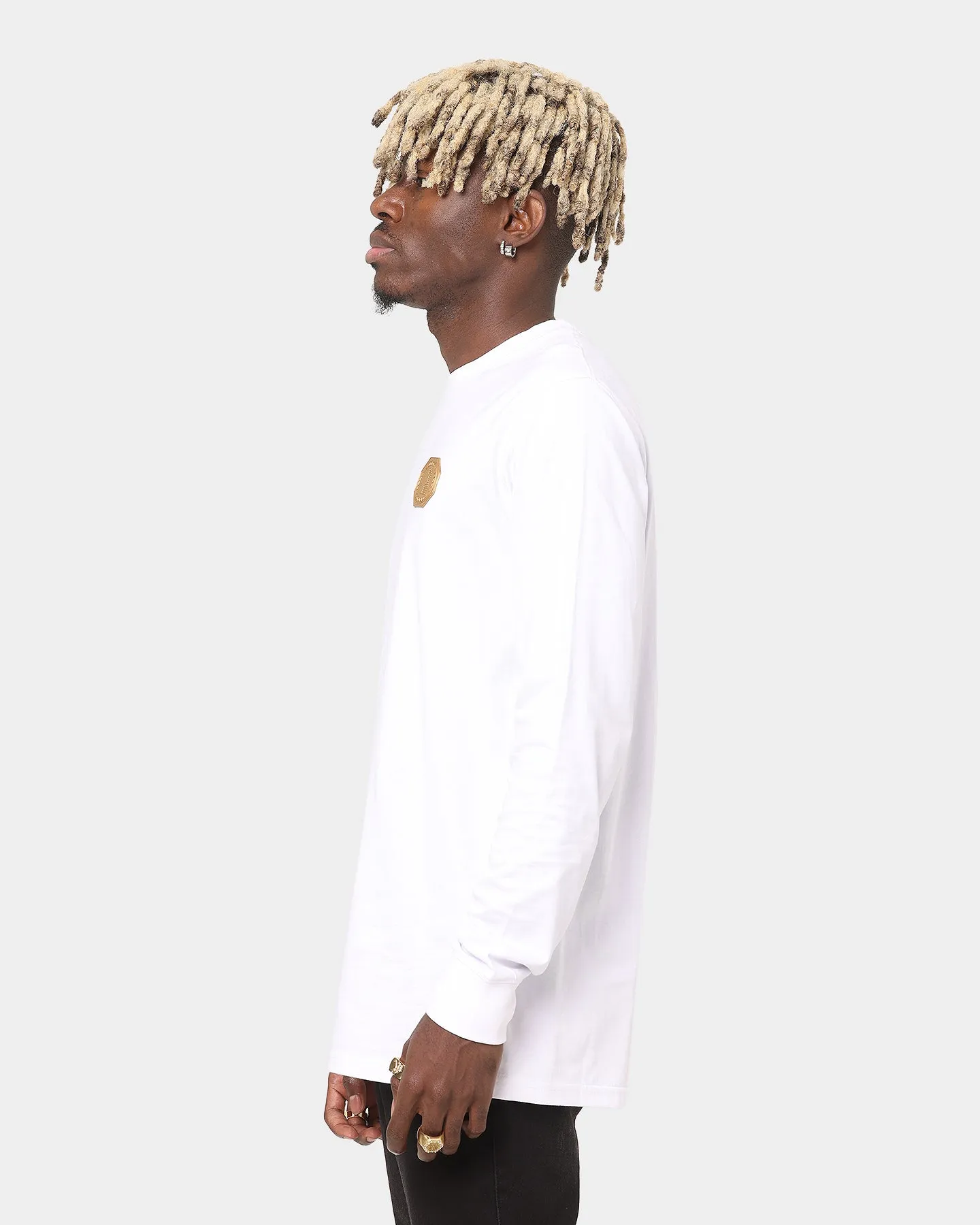 Last Kings Metallic Tut Long Sleeve T-Shirt White