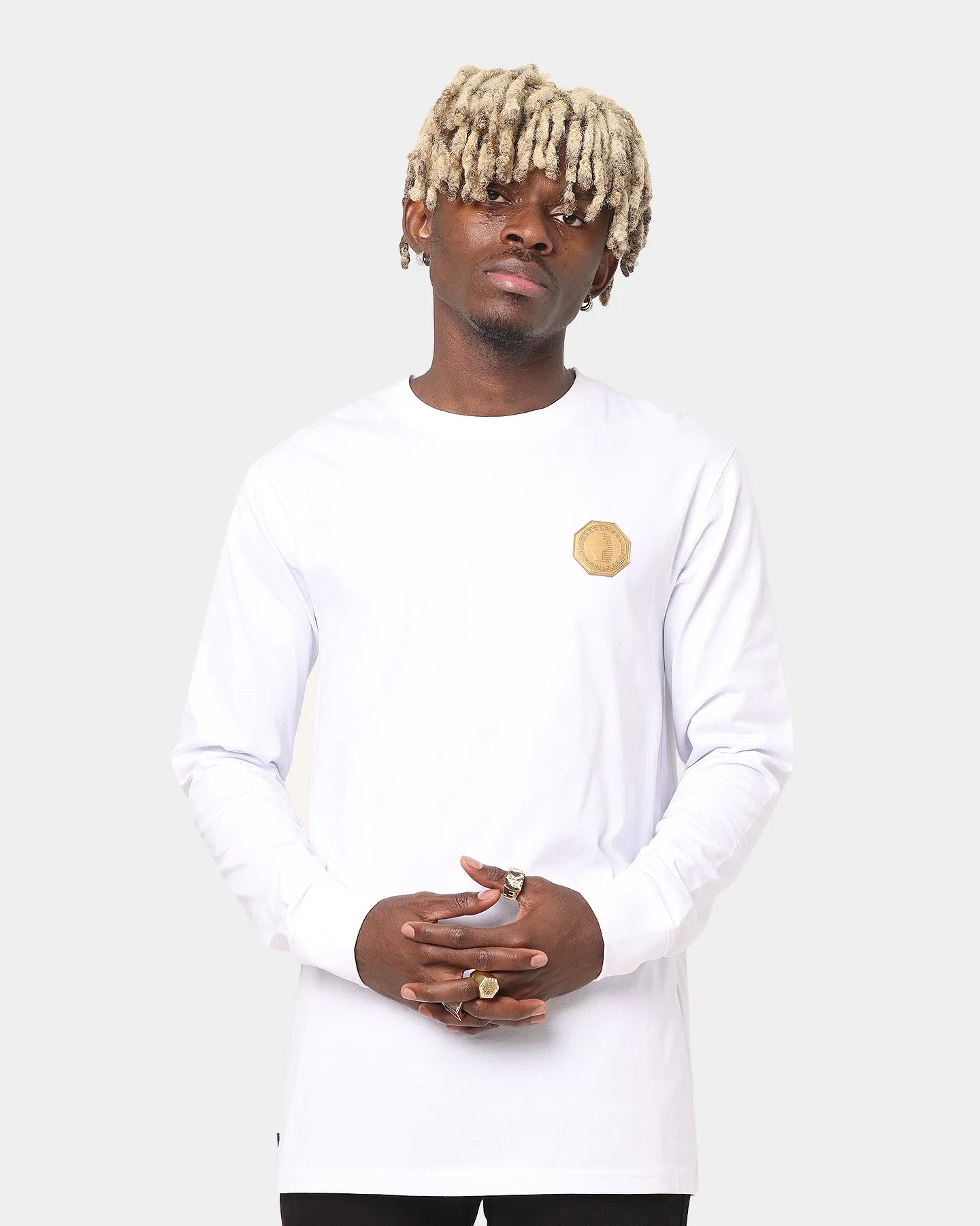 Last Kings Metallic Tut Long Sleeve T-Shirt White