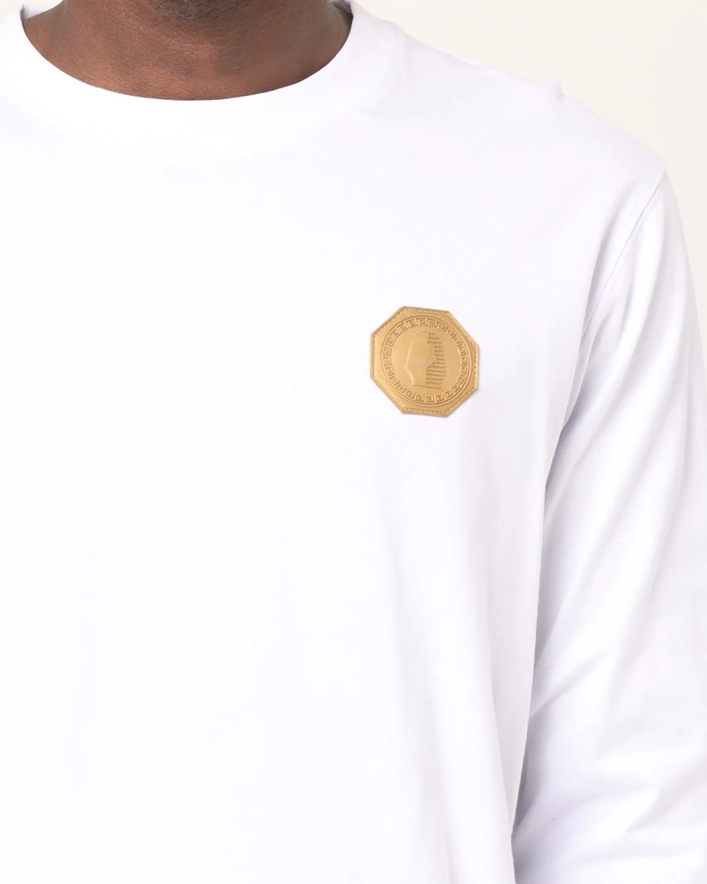 Last Kings Metallic Tut Long Sleeve T-Shirt White