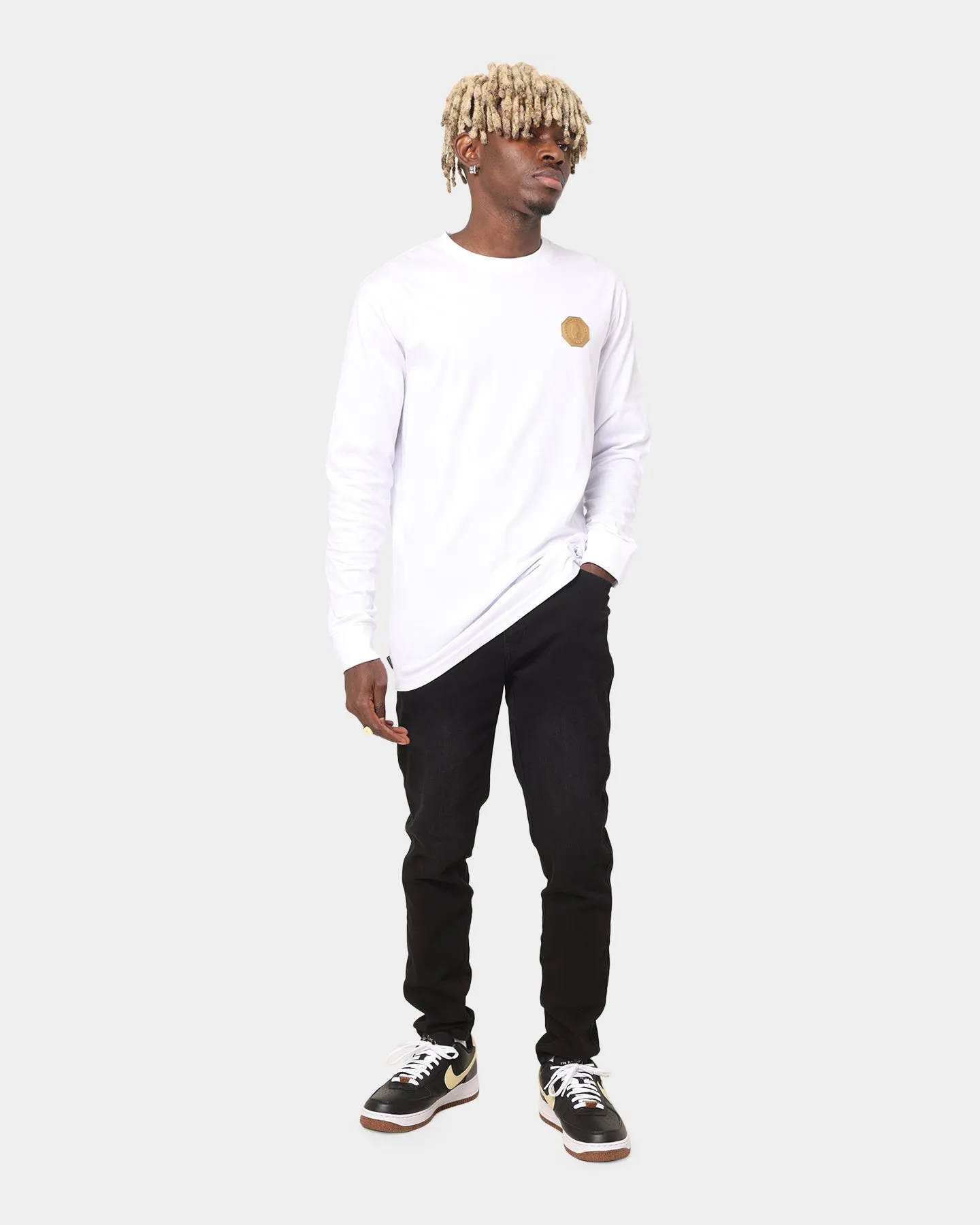 Last Kings Metallic Tut Long Sleeve T-Shirt White