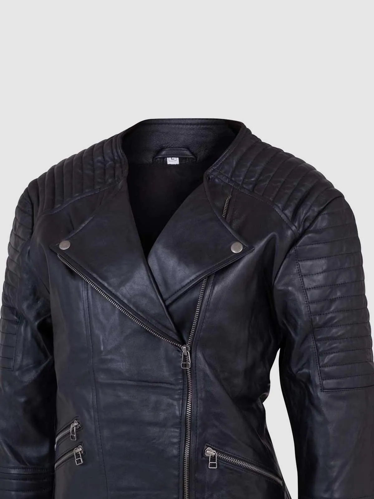 Leather Quilted Jacket