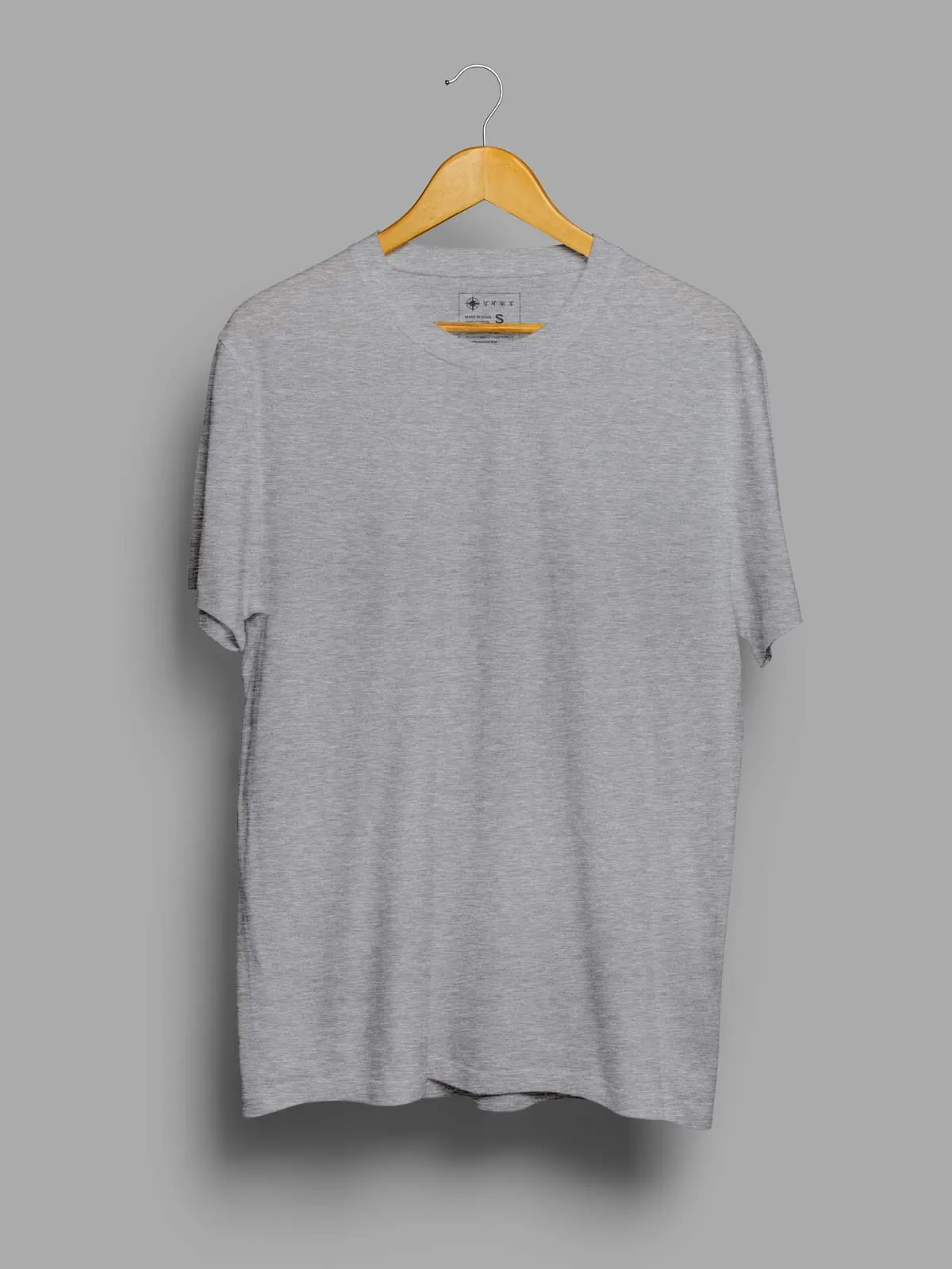 Light Grey & Muted Peach T shirts Combo