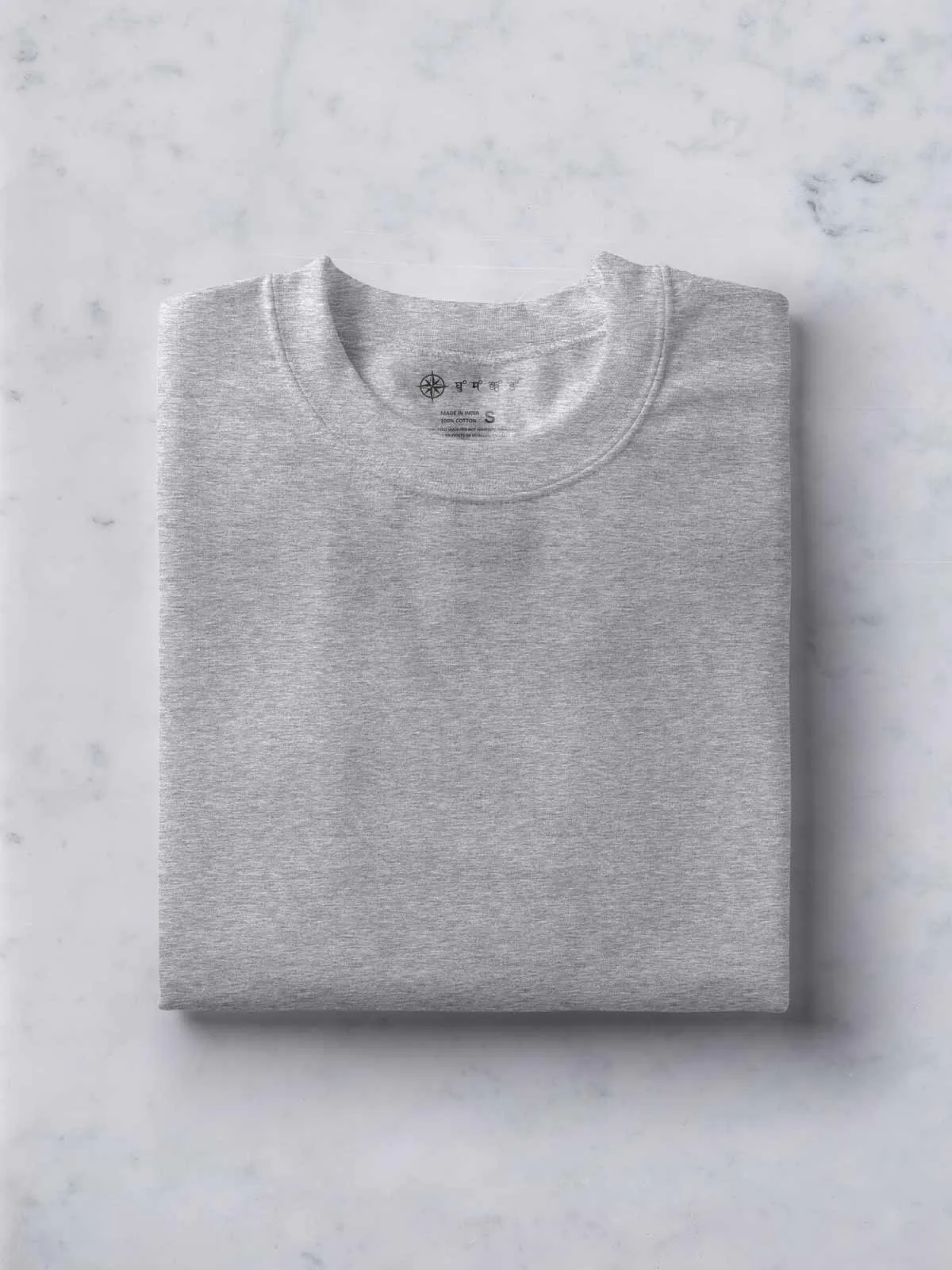 Light Grey & Muted Peach T shirts Combo